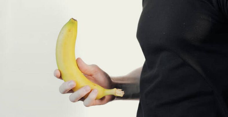 masaža za povećanje penisa na primjeru banane